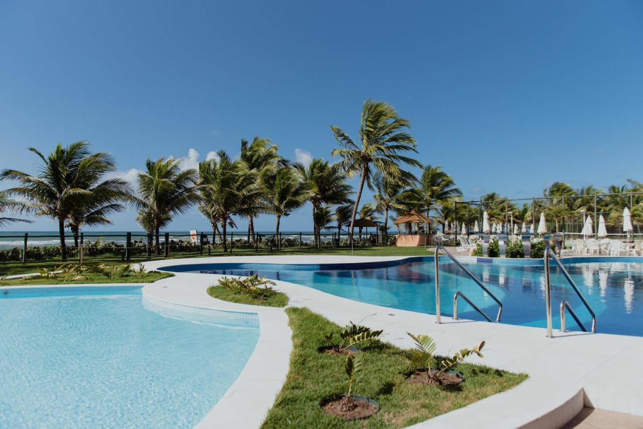 Flat Guarajuba Beira Da Praia Pe Na Areia Exteriör bild