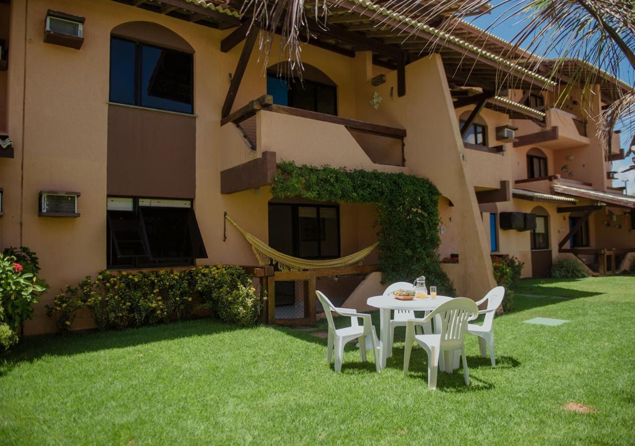 Flat Guarajuba Beira Da Praia Pe Na Areia Exteriör bild