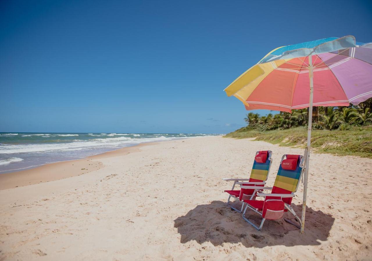 Flat Guarajuba Beira Da Praia Pe Na Areia Exteriör bild