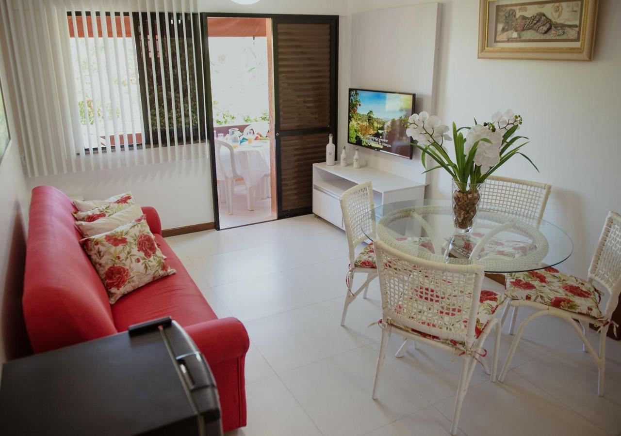 Flat Guarajuba Beira Da Praia Pe Na Areia Exteriör bild