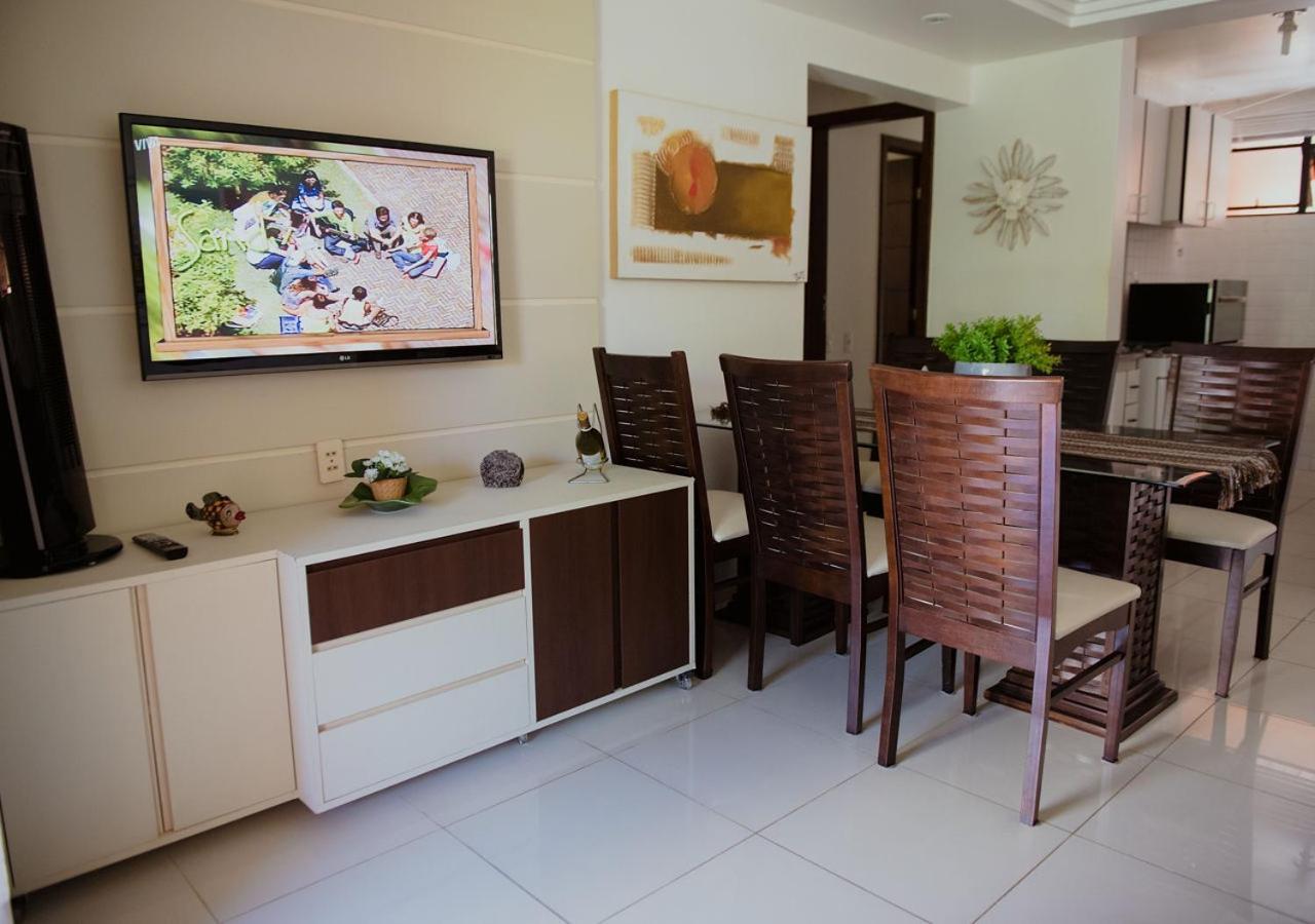 Flat Guarajuba Beira Da Praia Pe Na Areia Exteriör bild
